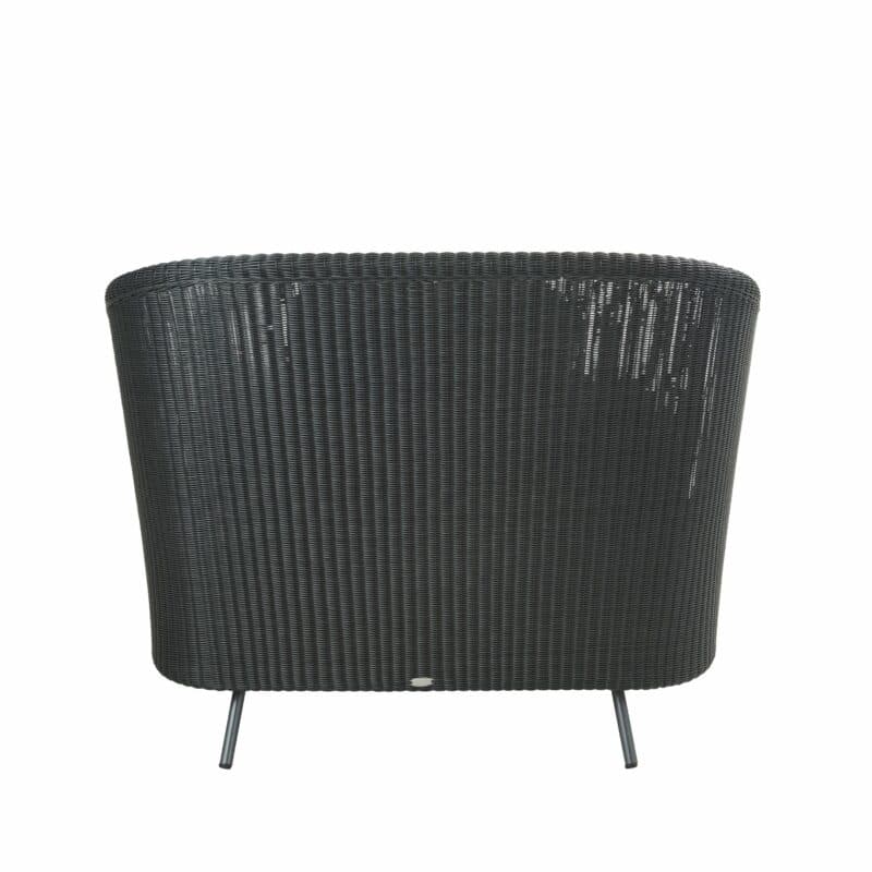 Cane-line "Mega" Loungesessel, Geflecht graphit, SoftTouch- oder AirTouch-Kissen grau