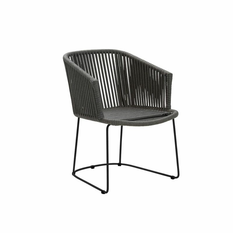 Cane-line Gartenstuhl "Moments", Rope dunkelgrau