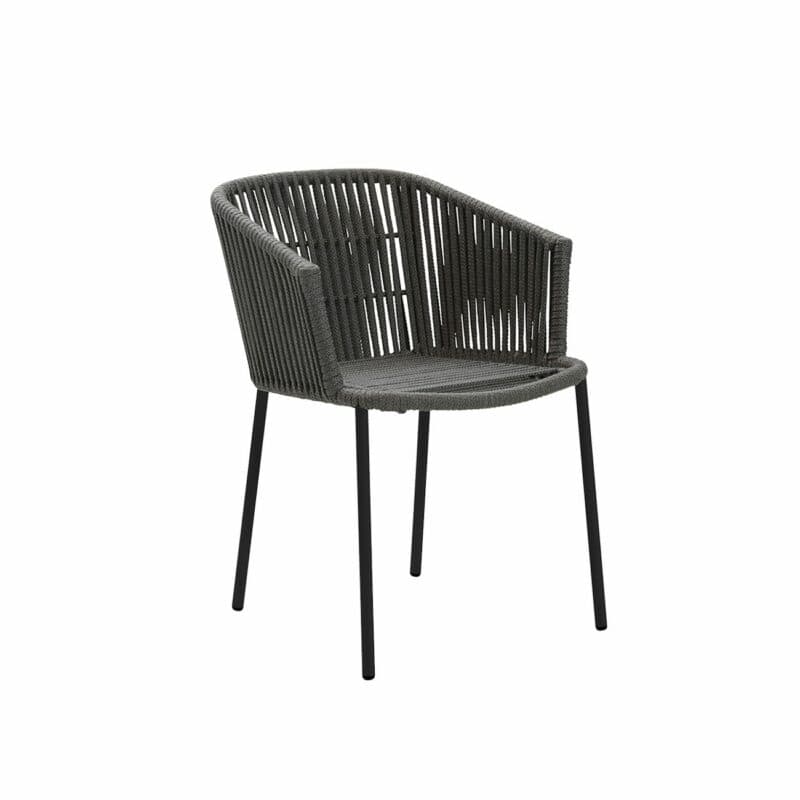 Cane-line Stapelstuhl "Moments", Rope dunkelgrau