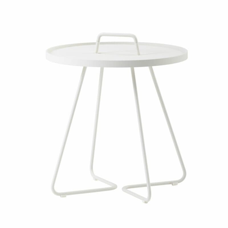 Cane-line Beistelltisch "On-the-move" weiß