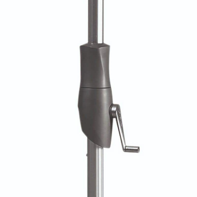 Sonnenschirm "Alu-Twist", Aluminium natureloxiert, von GLATZ (© by GLATZ AG, Schweiz)