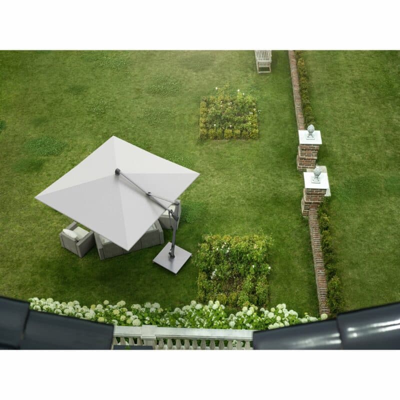 Glatz "Sombrano®S+", Ampelschirm, Gestell Aluminium (© by GLATZ AG, Schweiz)