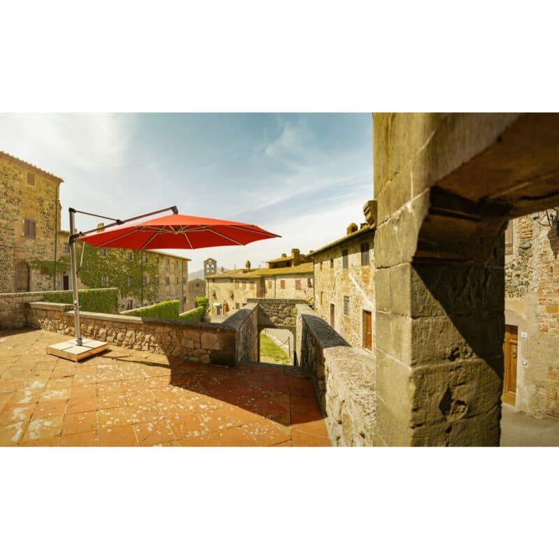 Glatz "Sombrano®S+", Ampelschirm, Gestell Aluminium (© by GLATZ AG, Schweiz)