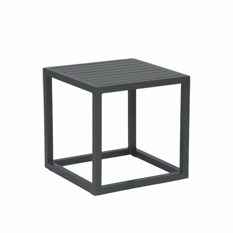 Stern "Robin" Beistelltisch, Gestell und Tischplatte aus Aluminium anthrazit
