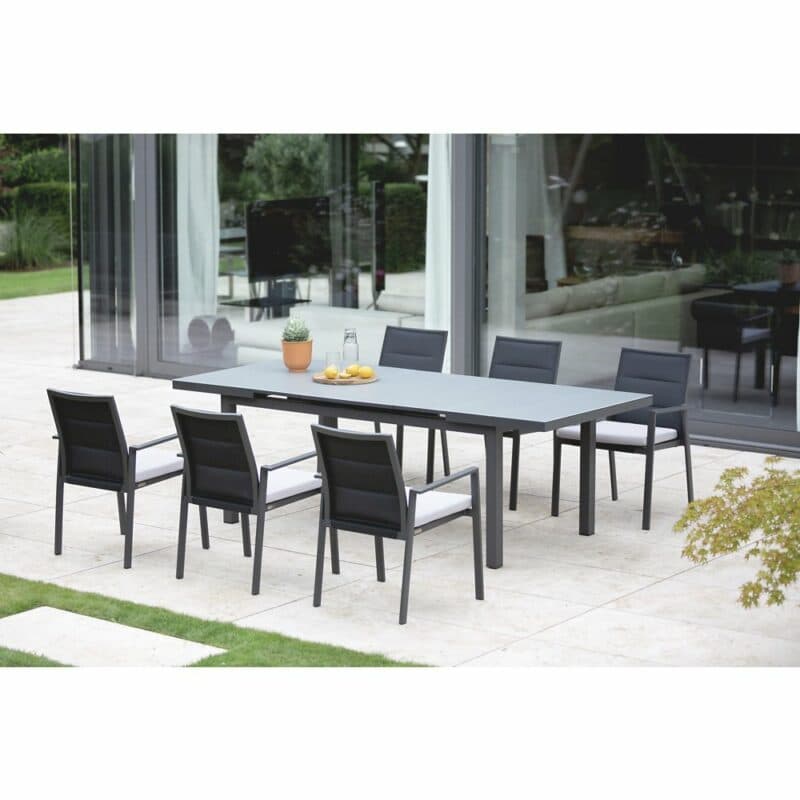 Niehoff Ausziehtisch "Nancy" und Gartenstuhl "Nancer"