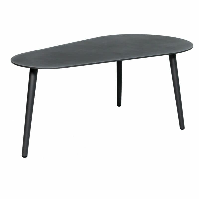 Jati&Kebon "Amazone" Kaffeetisch-Set, Aluminium eisengrau