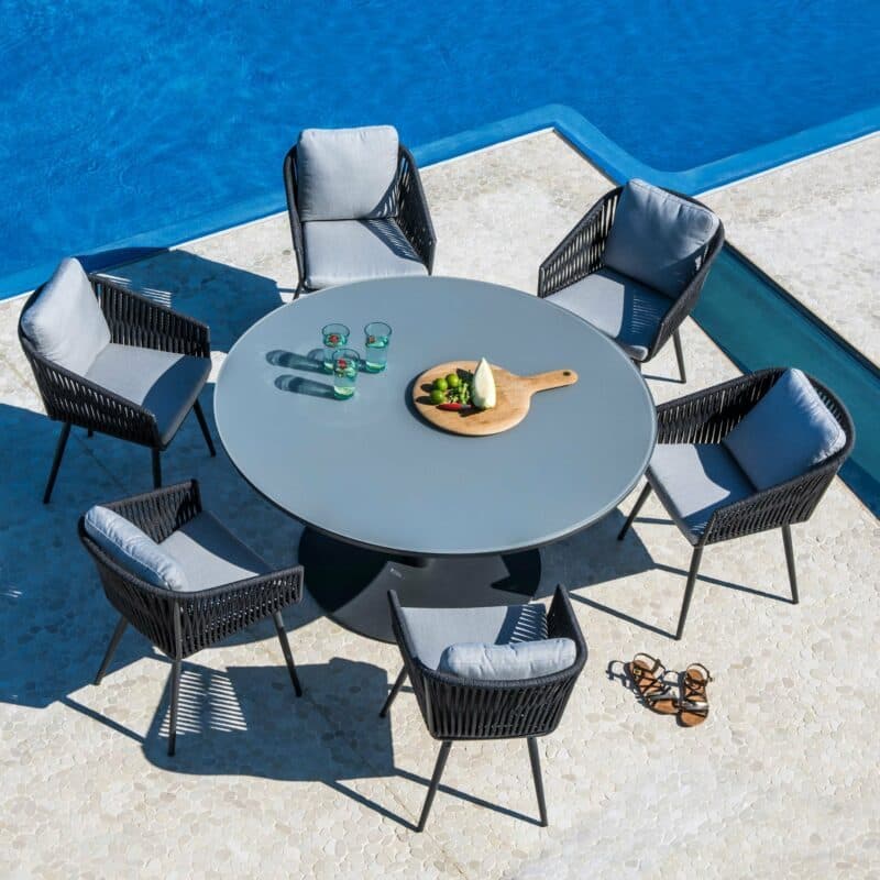 Jati&Kebon Sessel "Palm" & Tisch "Evita"