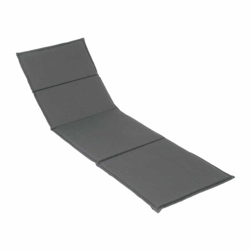 Stern Auflage für Sonnenliege/Rollenliege "Allround", 100% Polyacryl, seidengrau