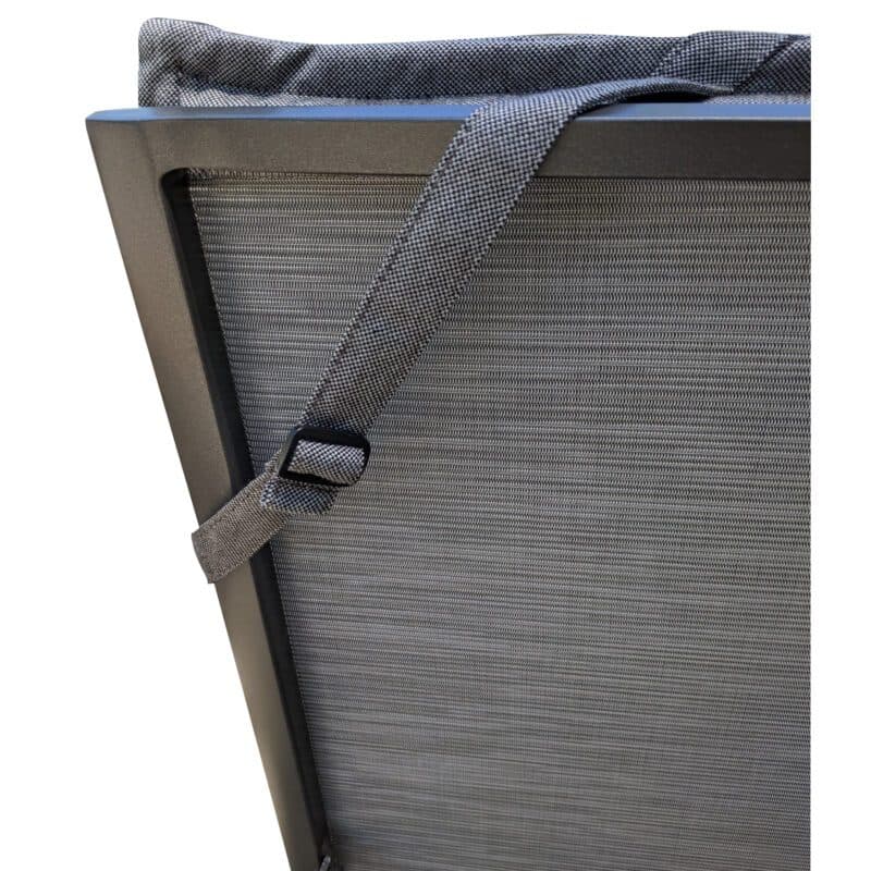 Stern "Robin" Rollenliege mit passgenauer Auflage seidengrau