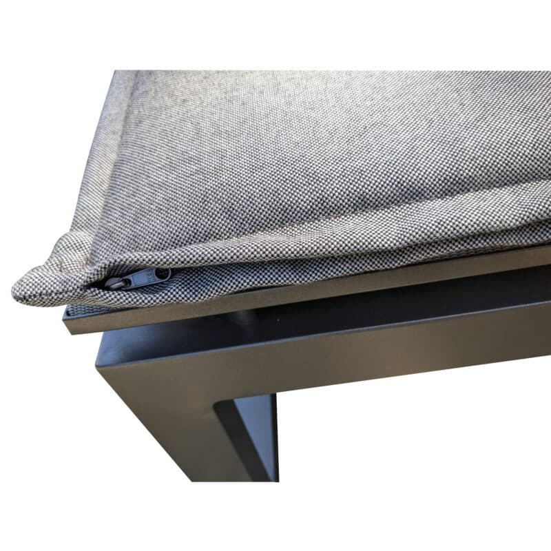 Stern "Robin" Rollenliege mit passgenauer Auflage seidengrau