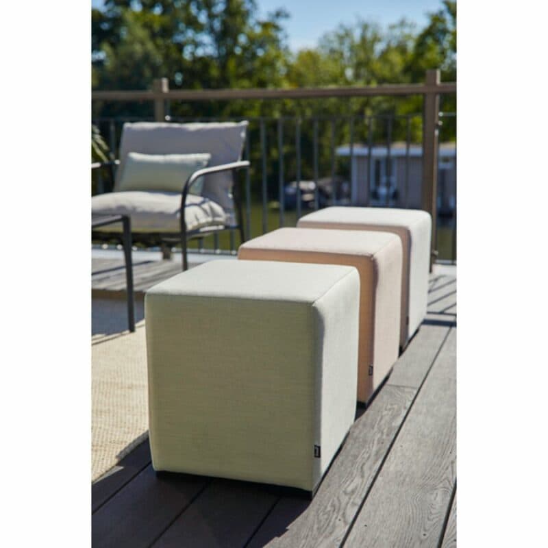 Hartman "Alex" Hocker, Aluminium, Sunbrella mint, marble und blush