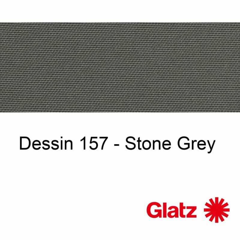 GLATZ Stoffmuster Dessin 157 Stone Grey