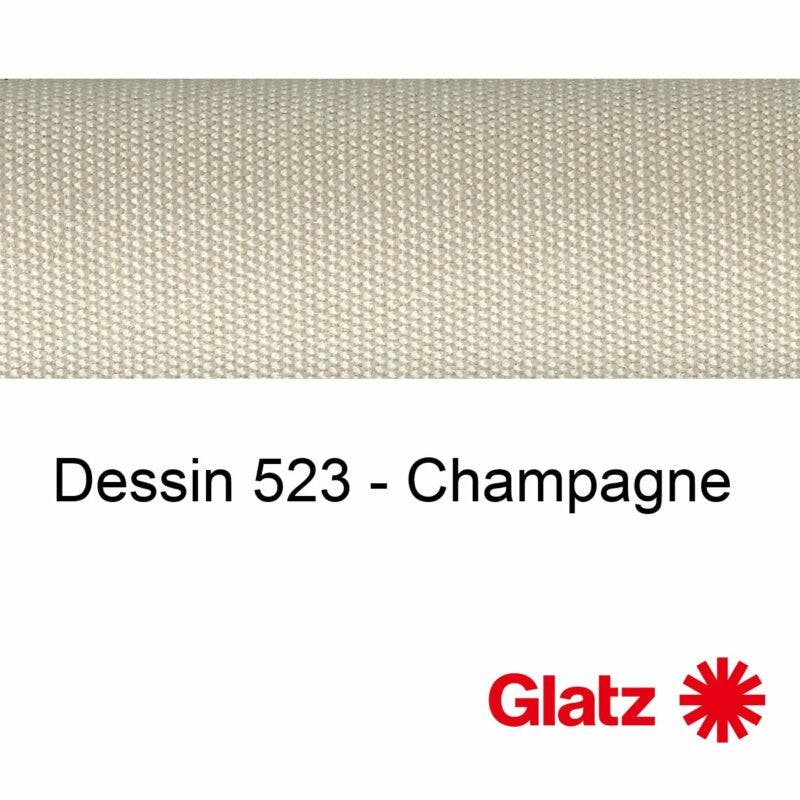 GLATZ Stoffmuster Dessin 523 Champagne