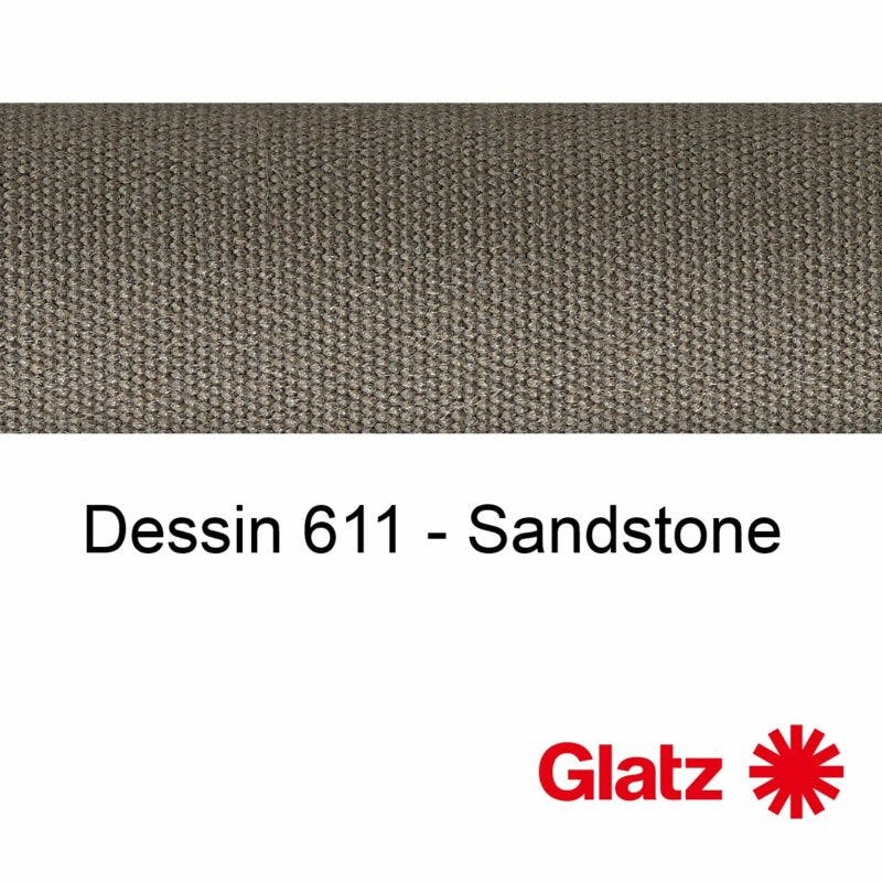 GLATZ Stoffmuster Dessin 611 Sandstone