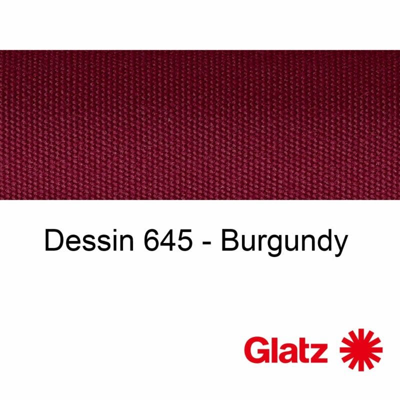 GLATZ Stoffmuster Dessin 645 Burgundy