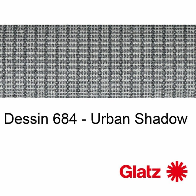 GLATZ Stoffmuster Dessin 684 Urban Shadow