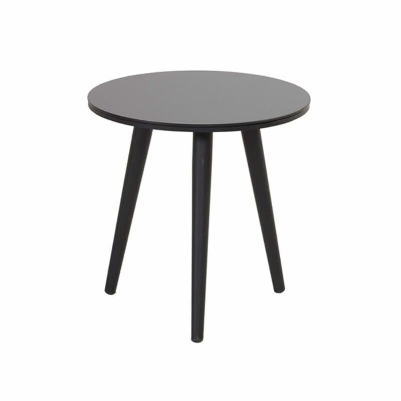 Hartman "Sophie Studio" Beistelltisch, Gestell Aluminium carbon black, Tischplatte HPL black, Ø 45 cm, Tischhöhe: 45 cm