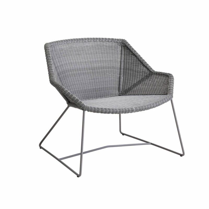Cane-line "Breeze" Loungesessel, Polyrattan hellgrau