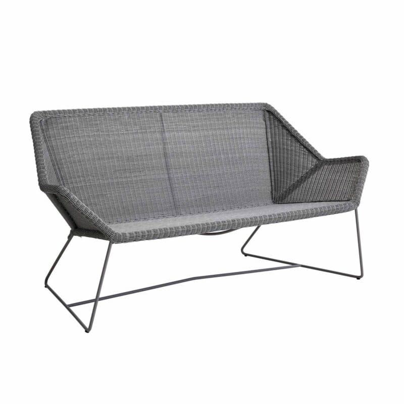 Cane-line "Breeze" Loungesofa, Polyrattan hellgrau