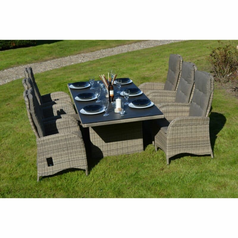 Ploß "Rabida" 6 Diningsessel mit Diningtisch 170x90 cm (Copyright Ploß & Co.)