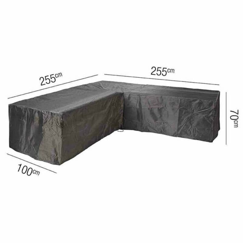AeroCover L-Form Schutzhülle, 100% Polyester, 255x255x100xH70cm