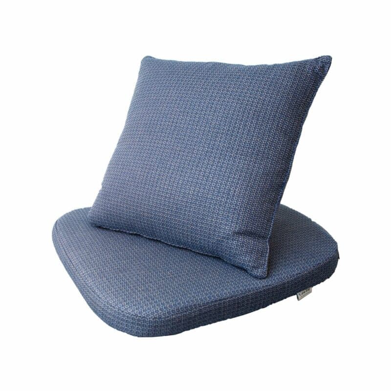 Cane-line Kissensatz, blau, für Gartenstuhl "Moments"