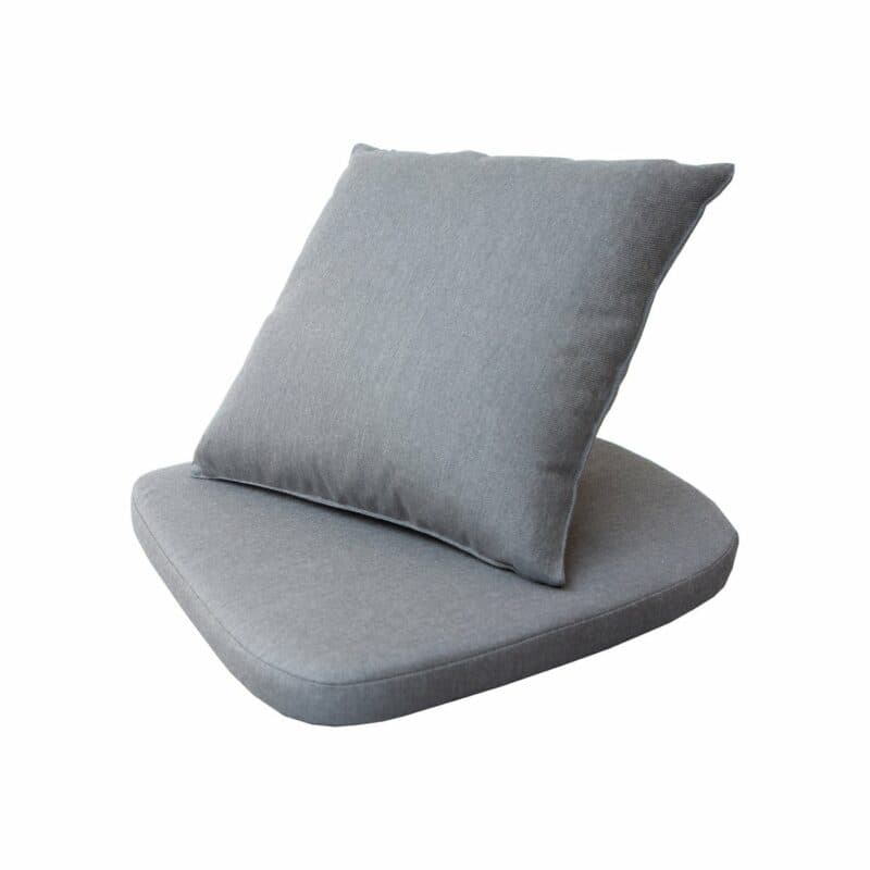 Cane-line Kissensatz, grau, für Gartenstuhl "Moments"