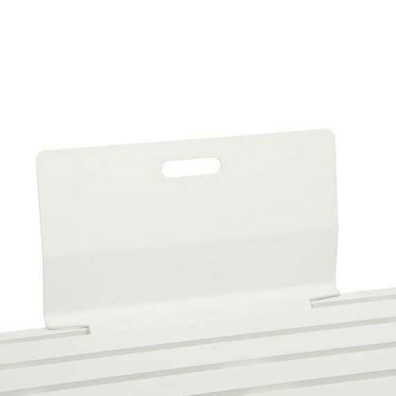 Jati&Kebon Rückenlehne zu Basismodul "Bari", Aluminium weiß