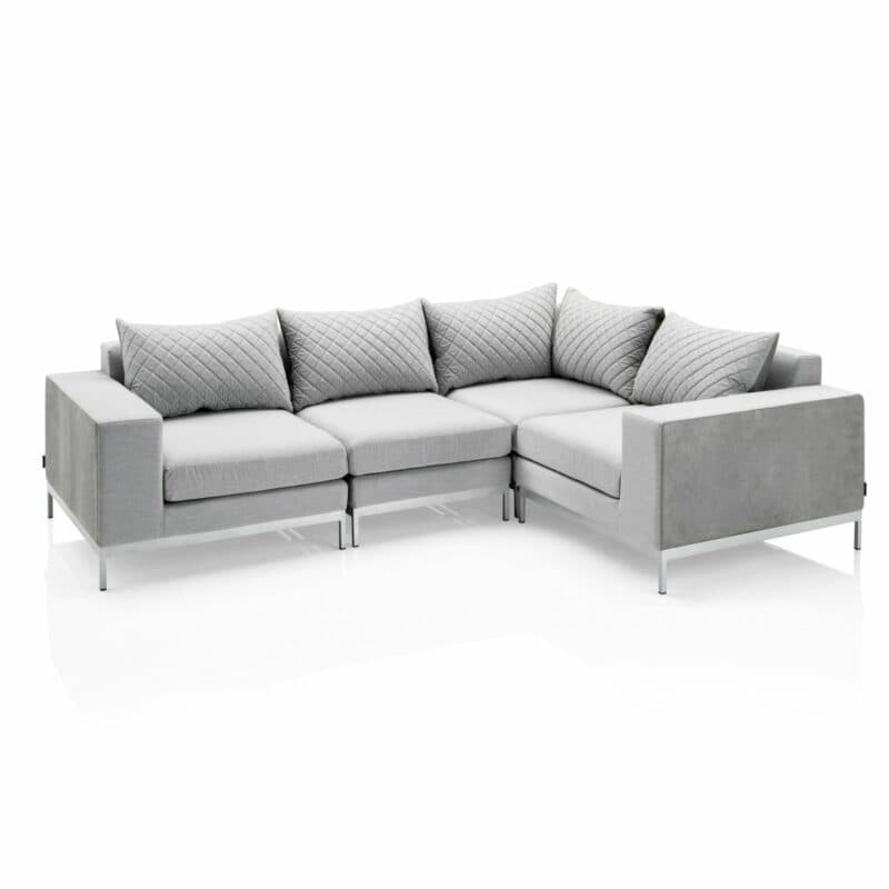 Kettler "Ego Modular" Loungegruppe bestehend aus 2 Endteilen, 1 Mittelteil und 1 Eckteil