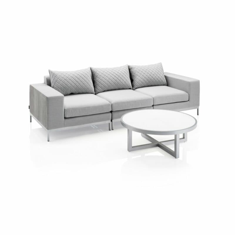 Kettler "Ego Modular" Loungegruppe bestehend aus 2 Endteilen, Mittelteil und Loungetisch "Ego"