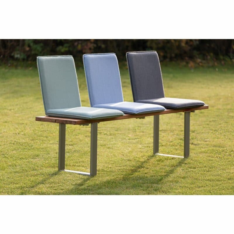 Niehoff Sitzschale "Nette", Batyline®-Gewebe silbergrau, himmelblau und lichtgrün