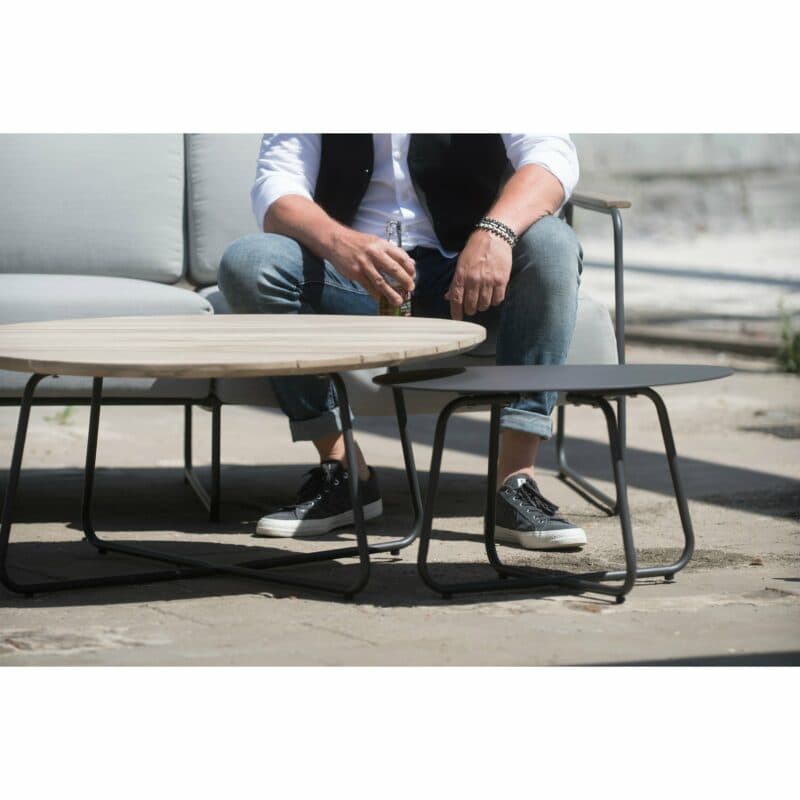 4Seasons Outdoor Kaffee-Tisch "Dali", Aluminium anthrazit