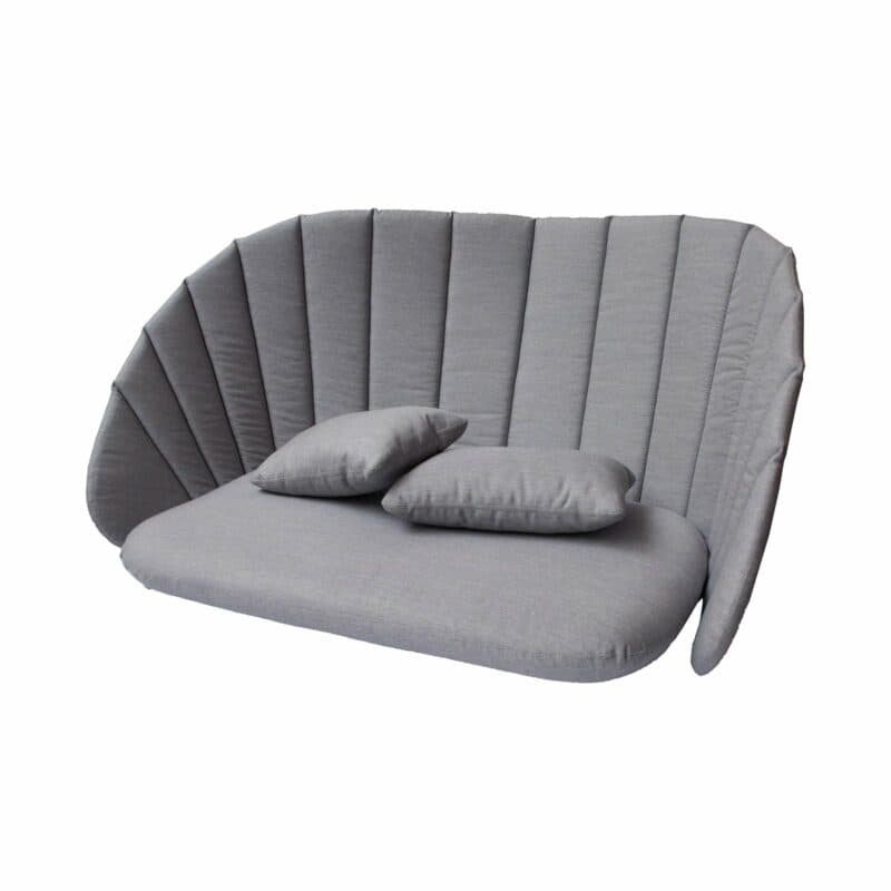 Cane-line Kissensatz für Loungesofa "Peacock", Cane-line Natté grau