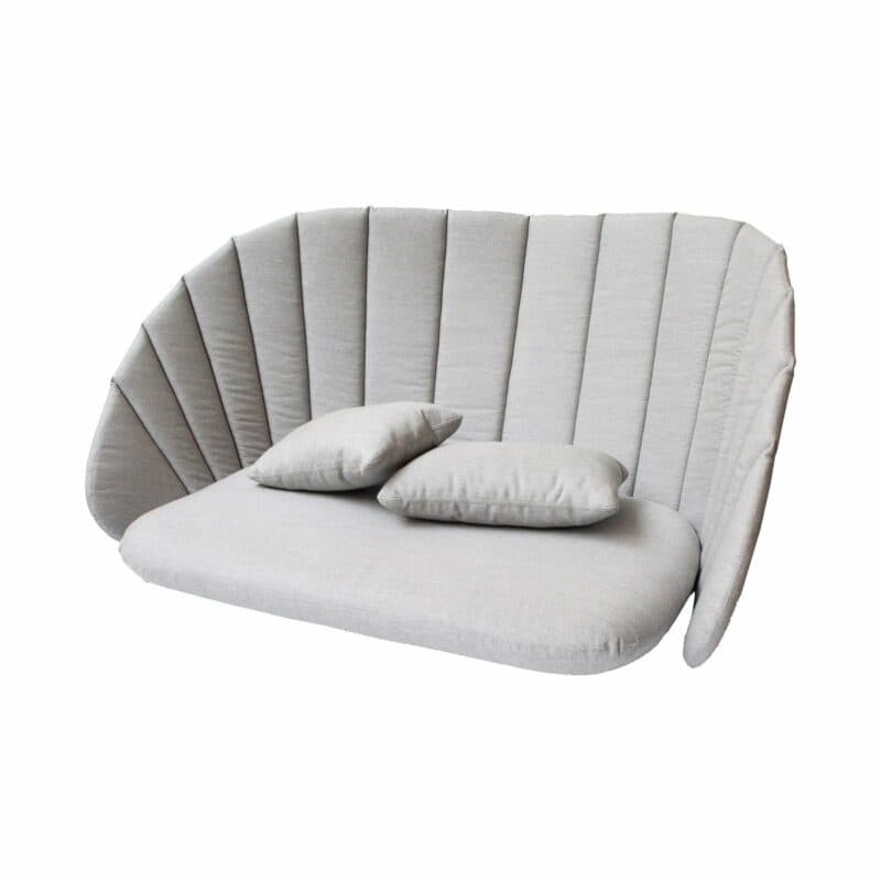 Cane-line Kissensatz für Loungesofa "Peacock", Cane-line Natté hellgrau