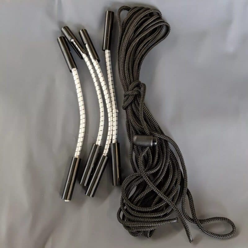 Gartenkultur Schutzhülle für rechteckige Tischplatten, mit Bank und Stopper, Material SILK, Farbe grau