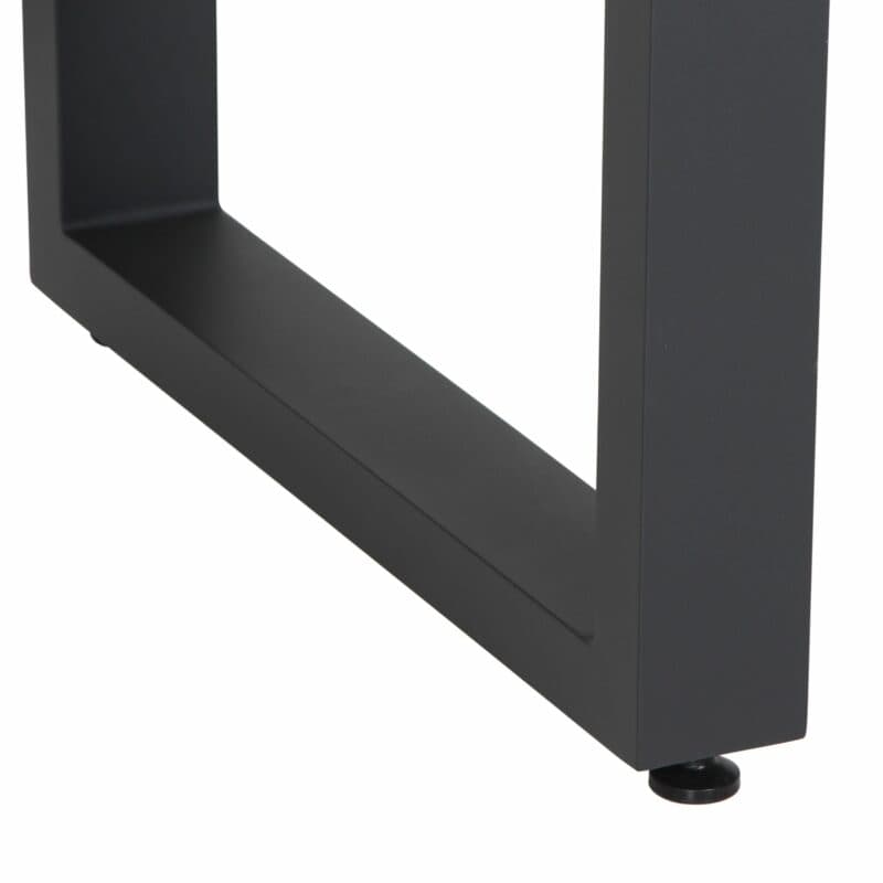 Siena Garden "Corido" Casual-Dining-Tisch, Gestell Aluminium anthrazit matt, Tischplatte Keramik washed grey