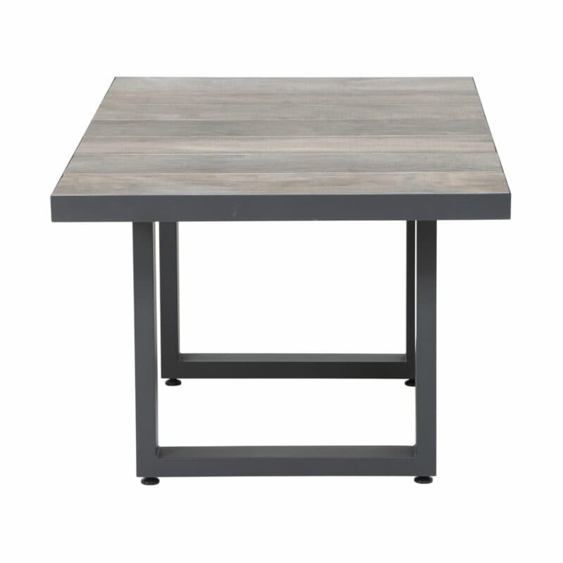 Siena Garden "Corido" Casual-Dining-Tisch, Gestell Aluminium anthrazit matt, Tischplatte Keramik washed grey