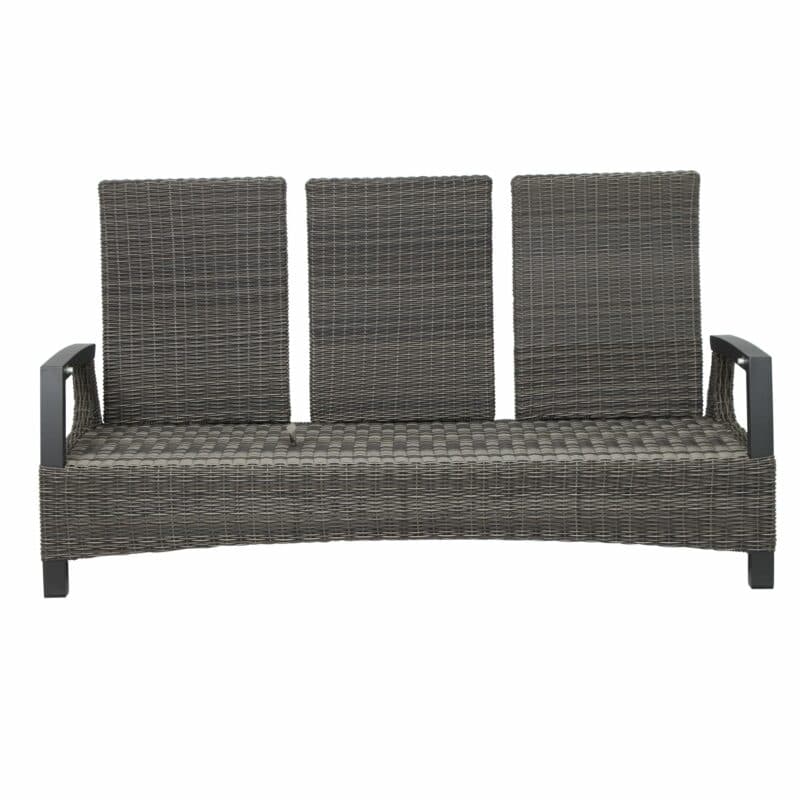 Siena Garden "Corido" Loungesofa, Gestell Aluminium anthrazit matt, Geflecht charcoal grey