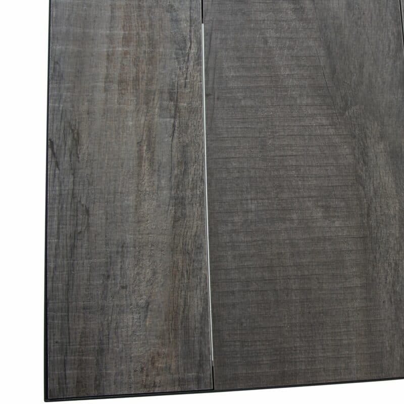 Siena Garden "Corido" Loungetisch, Gestell Aluminium anthrazit matt, Geflecht charcoal grey, Tischplatte Keramik washed grey