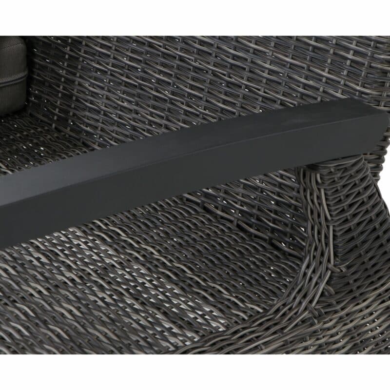 Siena Garden "Corido" Seitenteil links, Gestell Aluminium anthrazit matt, Geflecht charcoal grey