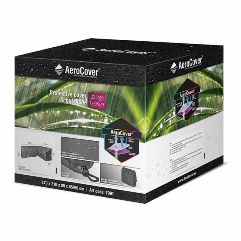 AeroCover L-Form Schutzhülle rechts – 270x210x85 cm, Höhe 65/90 cm