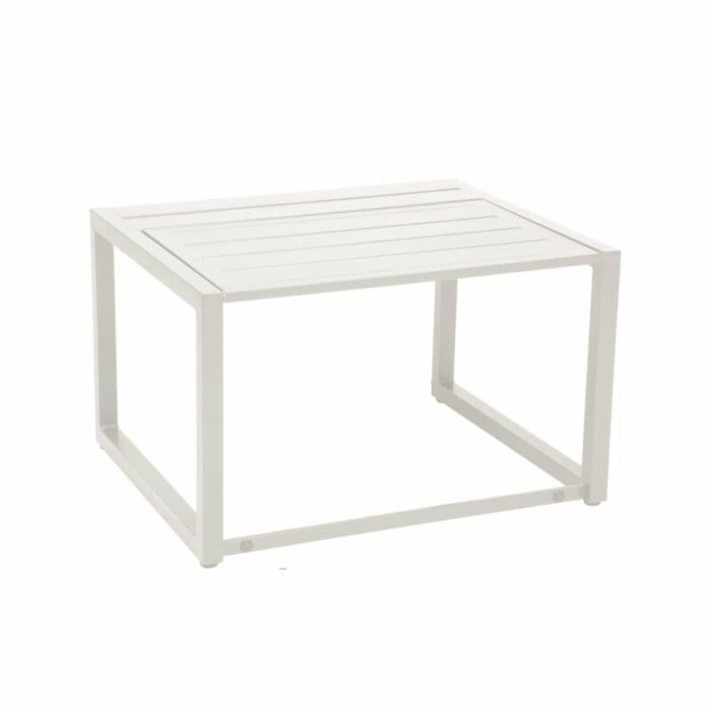 Stern "Novus" Beistelltisch, Aluminium weiß
