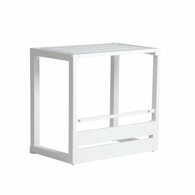 Stern "Novus" Beistelltisch, Aluminium weiß