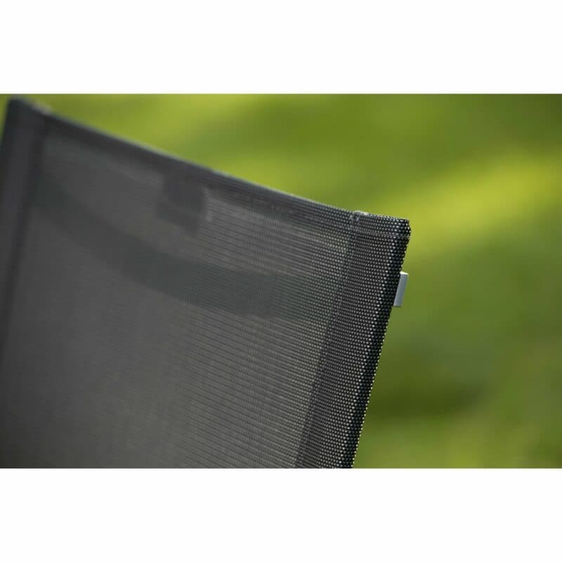 Stern Gartenstuhl "Evoee", Textilgewebe silbergrau