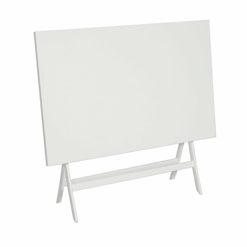 Gartentisch Marida, Klapptisch Jati&Kebon, Aluminium weiss, Länge: 110cm