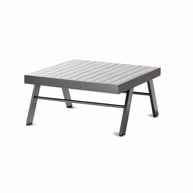 Sieger Loungehocker/Loungetisch "Auckland", Gestell Aluminium eisengrau