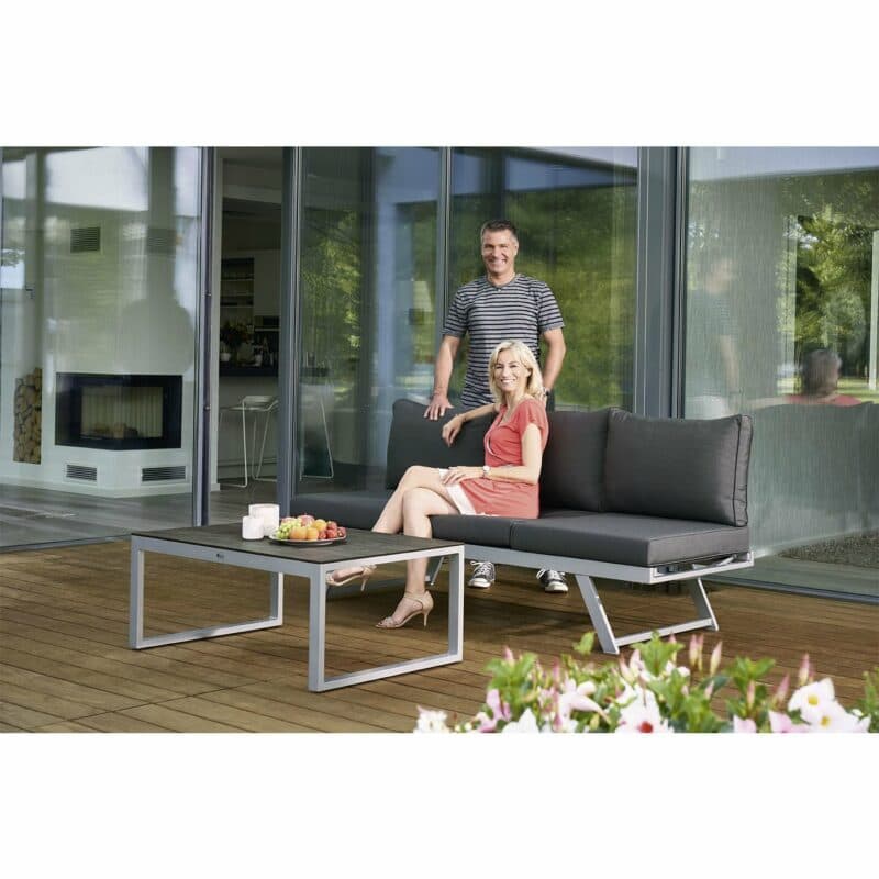 Sieger Loungeset mit Lounge/Liege "Auckland" und Loungetisch "Havanna"