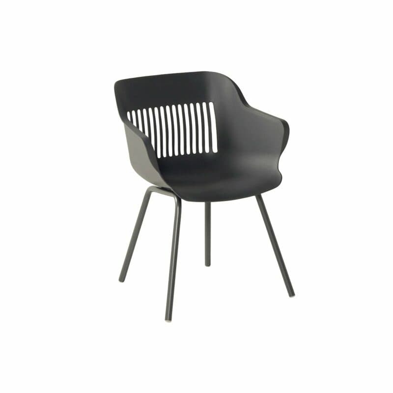 Hartmann Schalenstuhl "Jill", Gestell Aluminium xerix, Sitzschale Kunststoff xerix