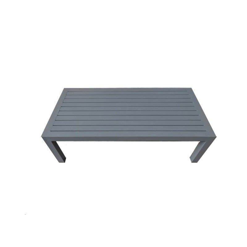 Home Islands "New Chalong" Loungetisch, Gestell & Tischplatte Aluminium anthrazit