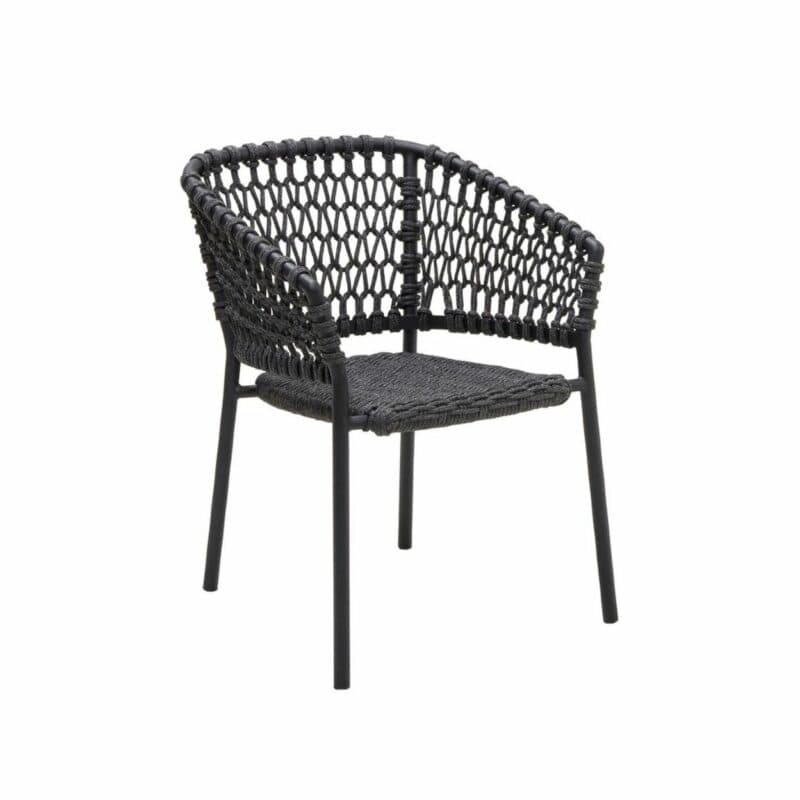 Cane-line "Ocean" Gartensessel, Soft Rope dark grey